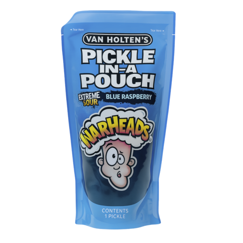 Van Holten's Van Holten's Warhead Blue Raspberry Extreme Sour Pickle Van Holten's Van Holten's Warhead Blue Raspberry Extreme Sour Pickle