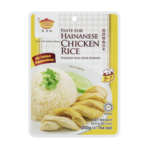Tean's Gourmet Hainan Chicken Rice Paste, 200g Tean's Gourmet Hainan Chicken Rice Paste, 200g