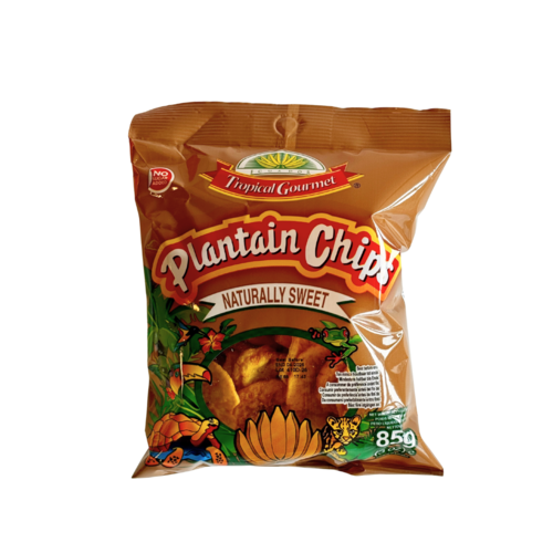 Tropical Gourmet Tropical Gourmet Plantain Chips Sweet, 85g Tropical Gourmet Tropical Gourmet Plantain Chips Sweet, 85g