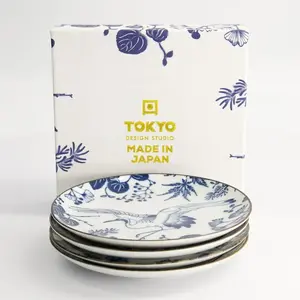 Tokyo Design Studio Tokyo Design Flora Japonica Plate  Giftset