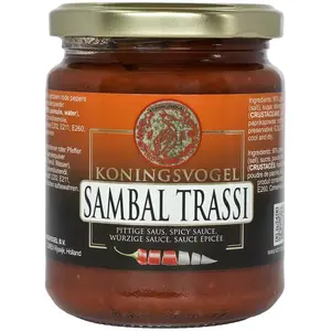Koningsvogel Koningsvogel Sambal Trassi, 270g
