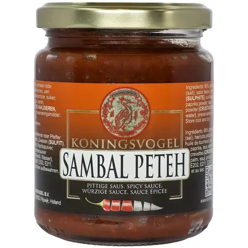Koningsvogel Koningsvogel Sambal Peteh, 265g