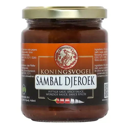 Koningsvogel Koningsvogel Sambal Djeroek, 270g