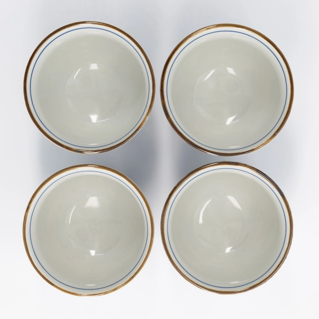 Tokyo Design Studio Cup Giftset 4pcs Blue/White – 180ml (8x7