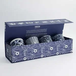 Tokyo Design Studio Theekopjes Cadeau Set Japan Blauw/Wit