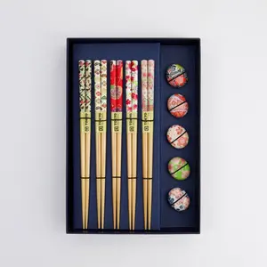 Tokyo Design Studio Chopsticks Set Cadeau Set Floral Japan