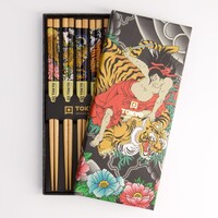 Tokyo Design Chopstick Gift set Yakuza Tiger
