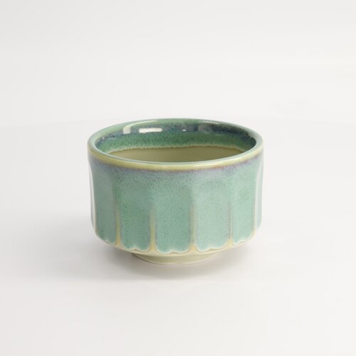 Matcha Bowl White/Aqua, 11.5x7.5cm Matcha Bowl White/Aqua, 11.5x7.5cm