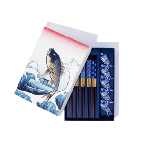 Tokyo Design Studio Chopstick Set With Rest Fish