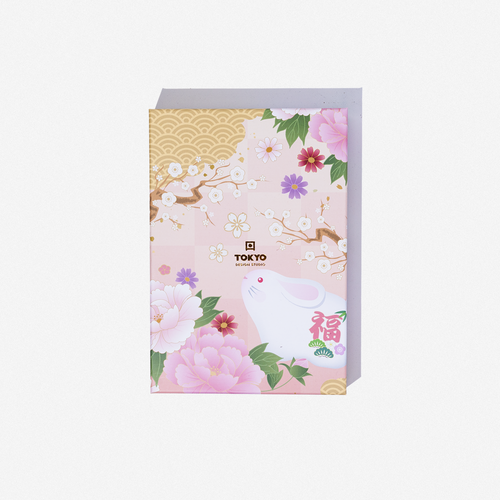 Tokyo Design Studio Tokyo Design Chopstick Set With Rest Rabbit Sakura Tokyo Design Studio Tokyo Design Chopstick Set With Rest Rabbit Sakura