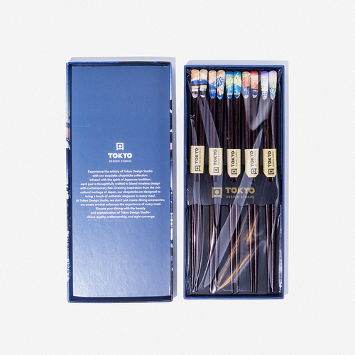 Tokyo Design Studio Wooden Chopstick Gift Set Fuji