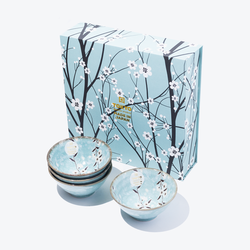 Tokyo Design Studio Japanese Bowl Gift Set 4pcs - Light Sakura Tokyo Design Studio Japanese Bowl Gift Set 4pcs - Light Sakura