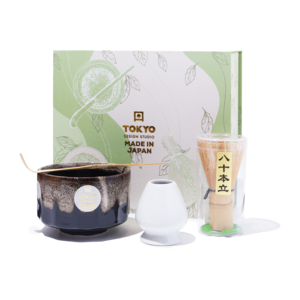 Tokyo Design Studio 4-delige Matcha Gift Set - Kanegin Black