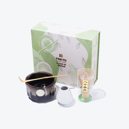 Tokyo Design Studio 4-delige Matcha Gift Set - Kanegin Black Tokyo Design Studio 4-delige Matcha Gift Set - Kanegin Black