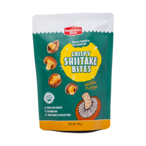 BaiShanZu Crispy Shiitake Bites Original, 50g