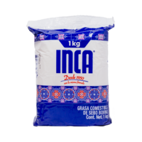 Inca Grasa Comestible De Sebo Bovino, 1kg