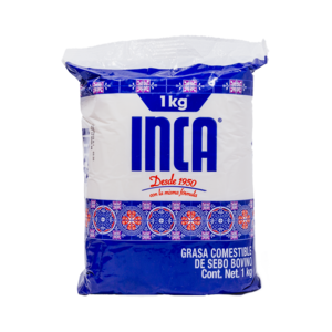 Inca Inca Grasa Comestible De Sebo Bovino, 1kg