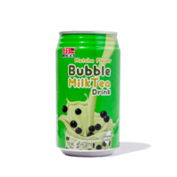 Rico Matcha Flavor Bubble Milk Tea, 340ml