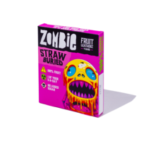 Zombie Fruit Leatherz Bar Straw Buried, 4x25g