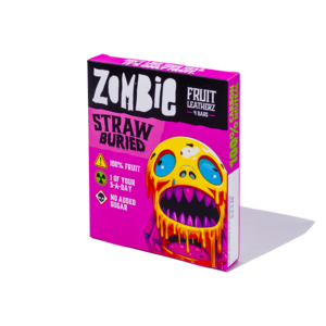 Zombie Fruit Leatherz Bar Straw Buried, 4x25g