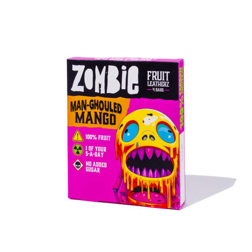 Zombie Fruit Leatherz Bar Man-Ghouled Mango, 4x25g