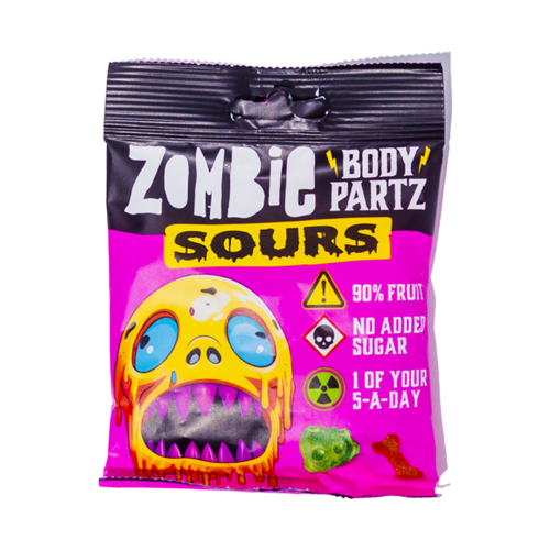 Zombie Body Partz Sours Gummies, 35g