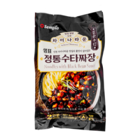 Sempio Noodles with Black Bean Sauce, 640g