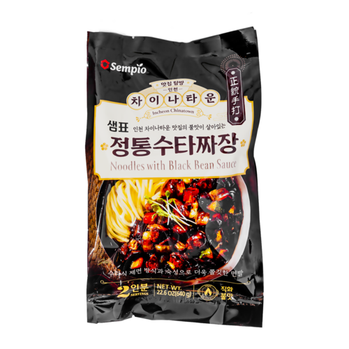 Sempio Sempio Noodles with Black Bean Sauce, 640g