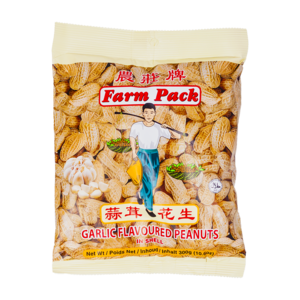 Garlic Flavoured Peanuts in Shell, 300g
