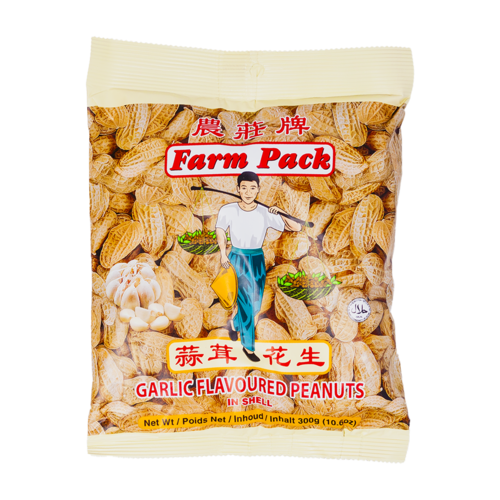 Garlic Flavoured Peanuts in Shell, 300g