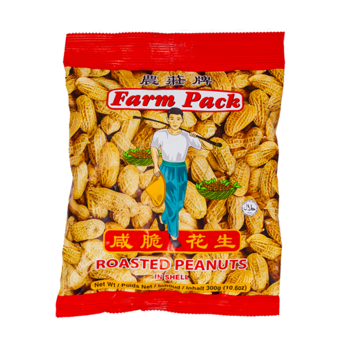 Farm Pack Roasted Peanuts in Shell, 300g
