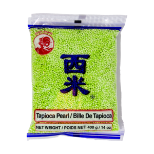 Cock Brand Cock Brand Green Tapioca Sago Pearls, 400g