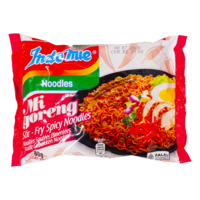 Indomie Instant Noodles Mi Goreng Pedas, 80g