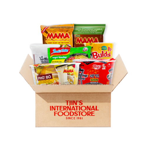 Tjin's Toko Selected Instant Noodles Box Tjin's Toko Selected Instant Noodles Box