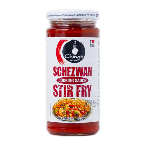 Ching's Secret Ching's Secret Desi Chinese Schezwan Stir Fry Cooking Sauce, 250g Ching's Secret Ching's Secret Desi Chinese Schezwan Stir Fry Cooking Sauce, 250g