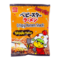 Baby Star Crispy Ramen Snack Yakisoba Flavor, 75g