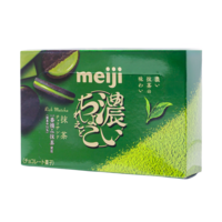 Meiji Rich Matcha Schokoladenkekse, 96 g