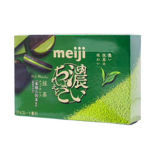 Meiji Meiji Rich Matcha Chocolate Biscuits, 96g