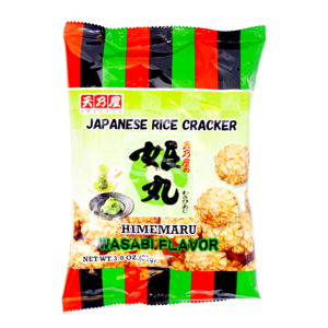 Amanoya Himemaru Reiscracker mit Wasabi-Geschmack, 85 g