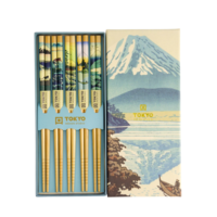 Tokyo Design Studio Holz-Essstäbchen-Geschenkset Fuji Top