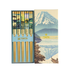 Tokyo Design Studio Tokyo Design Studio Holz-Essstäbchen-Geschenkset Fuji Top