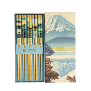 Tokyo Design Studio Tokyo Design Studio Wooden Chopstick Gift Set Fuji Top Tokyo Design Studio Tokyo Design Studio Wooden Chopstick Gift Set Fuji Top