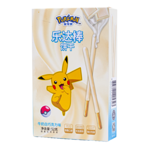 Leda Pokémon Weiße Schokoladenkeksstange, 52 g