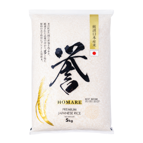 Homare Homare Premium Japanischer Reis, 5 kg