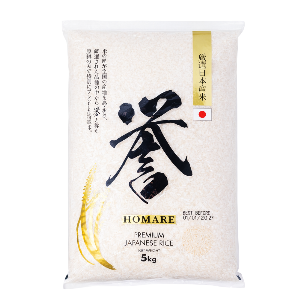 Homare Premium Japanese Rice, 5kg - Tjin's Toko