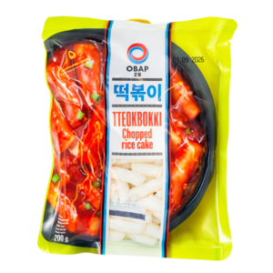 Obap Obap Tteokbokki Rice Cake, 200g