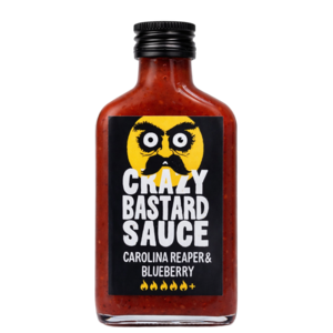 Crazy Bastard Sauce Carolina Reaper & Blaubeere, 100 ml
