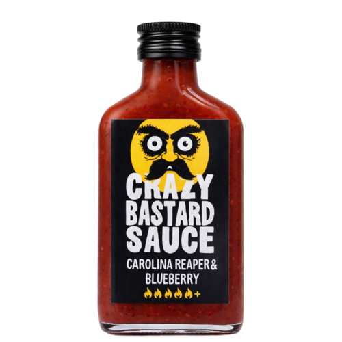 Crazy Bastard Sauce Carolina Reaper & Blaubeere, 100 ml