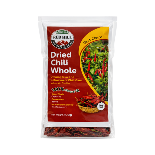 Red Hill Red Hill Dried Horn Chili Whole, 100g