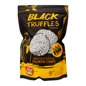 Zen Zen Zen Zen Black Truffles Flavoured Salmon Chips, 70g Zen Zen Zen Zen Black Truffles Flavoured Salmon Chips, 70g